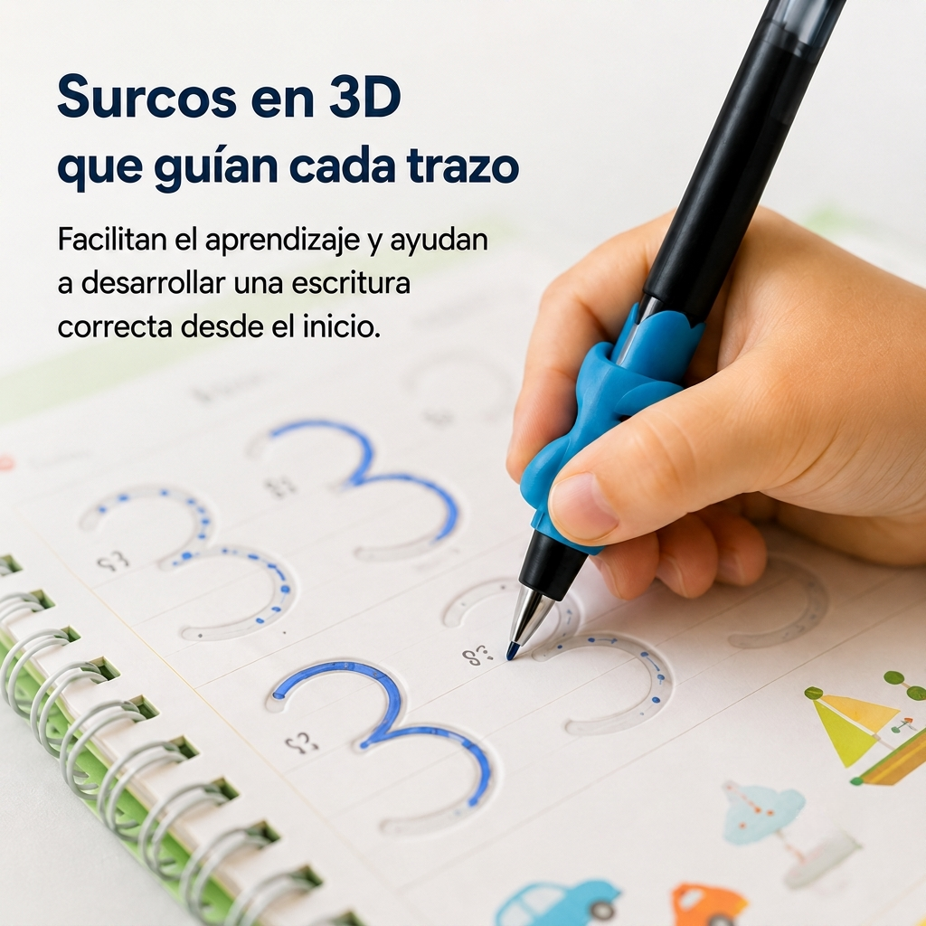 Trazo Mágico® Sistema de Escritura Guiada en 3D