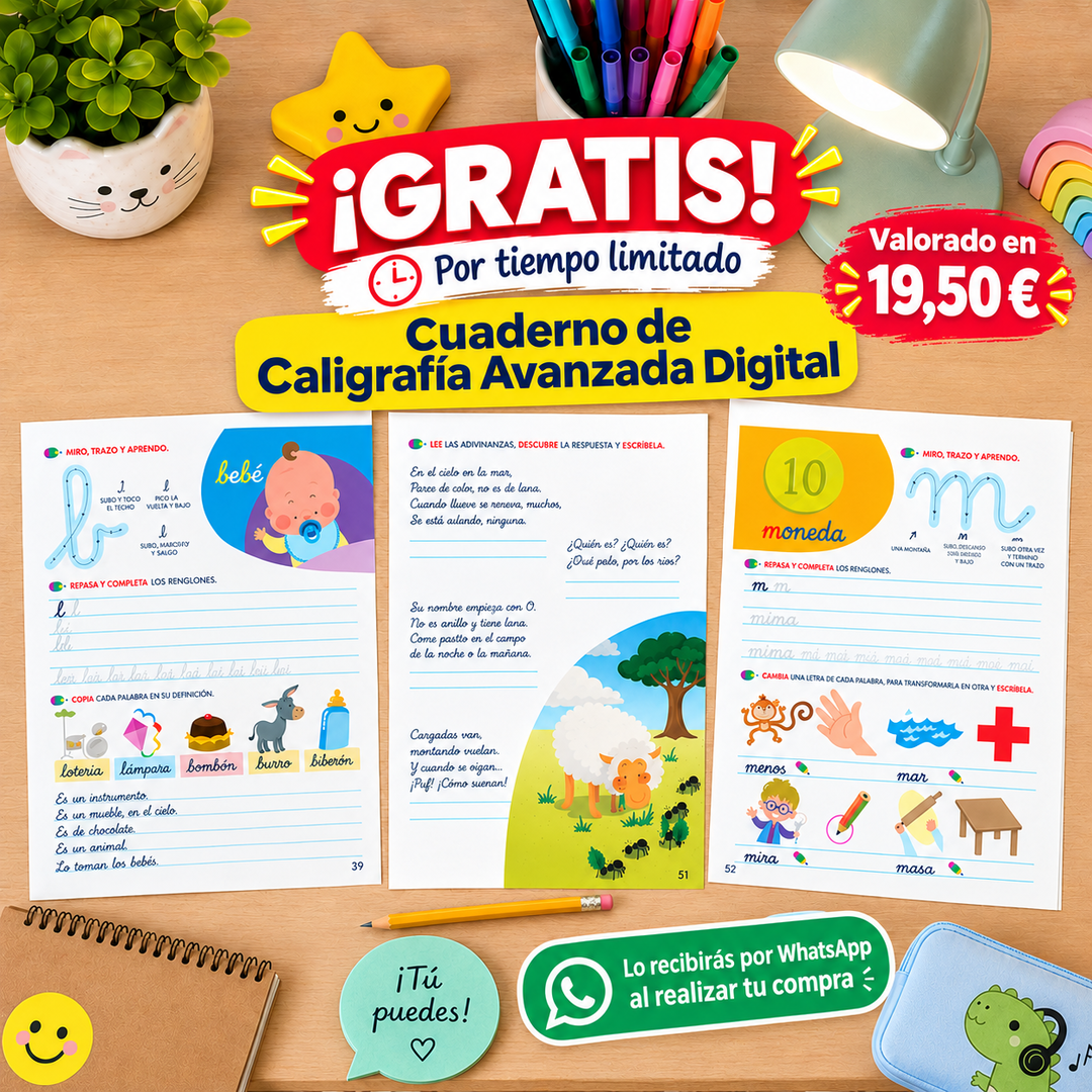 TRAZO MÁGICO® 🪄 El método completo para que tu hijo aprenda divirtiéndose sin pantallas