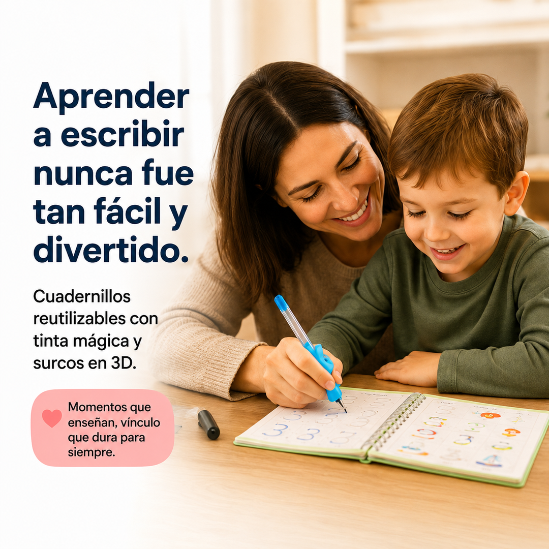 TRAZO MÁGICO® 🪄 El método completo para que tu hijo aprenda divirtiéndose sin pantallas