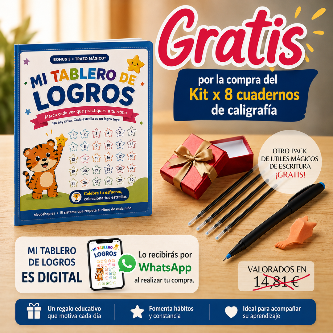 TRAZO MÁGICO® 🪄 El método completo para que tu hijo aprenda divirtiéndose sin pantallas