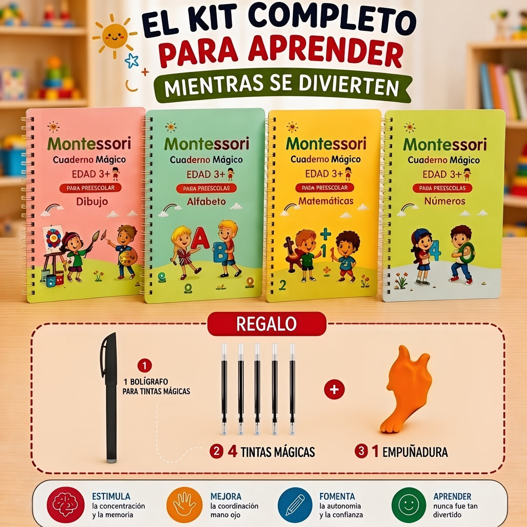 TRAZO MÁGICO® 🪄 El método completo para que tu hijo aprenda divirtiéndose sin pantallas