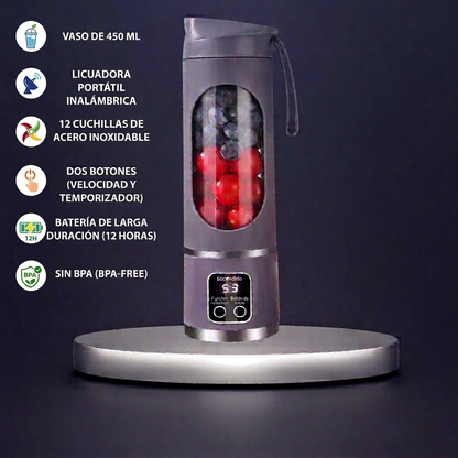Batidora Portátil Inalámbrica S3 Blend Master