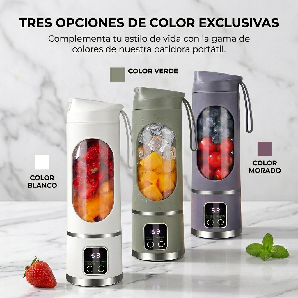 Batidora Portátil Inalámbrica S3 Blend Master