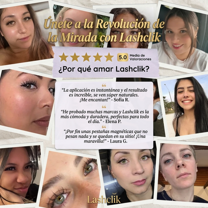 LASHCLICK Pestañas Magnéticas Perfectas en 3 Segundos ✨