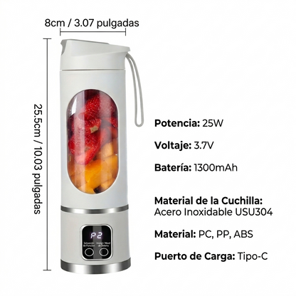 Batidora Portátil Inalámbrica S3 Blend Master