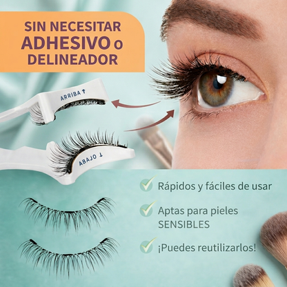 LASHCLICK Pestañas Magnéticas Perfectas en 3 Segundos ✨