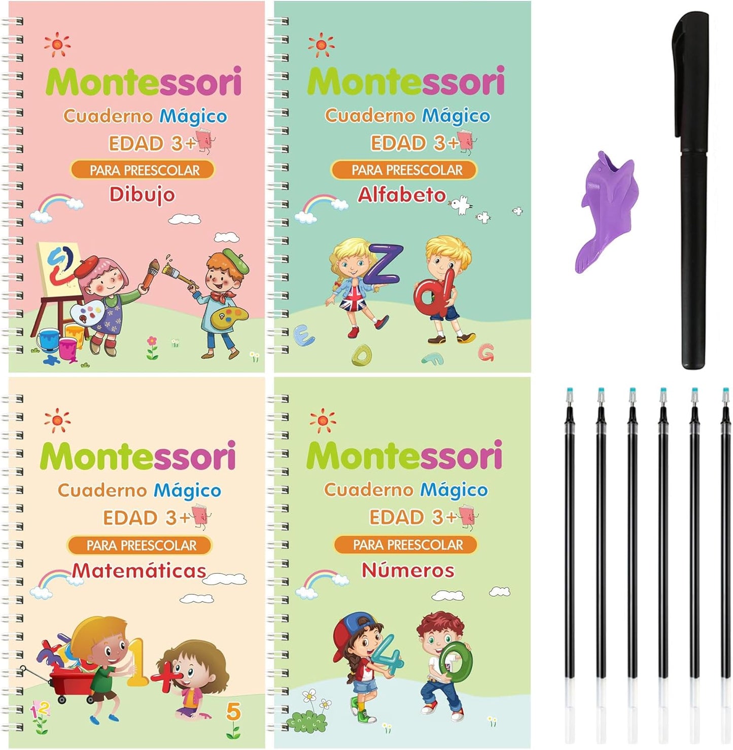 Cuaderno mágico de escritura para Niños 4und Español
